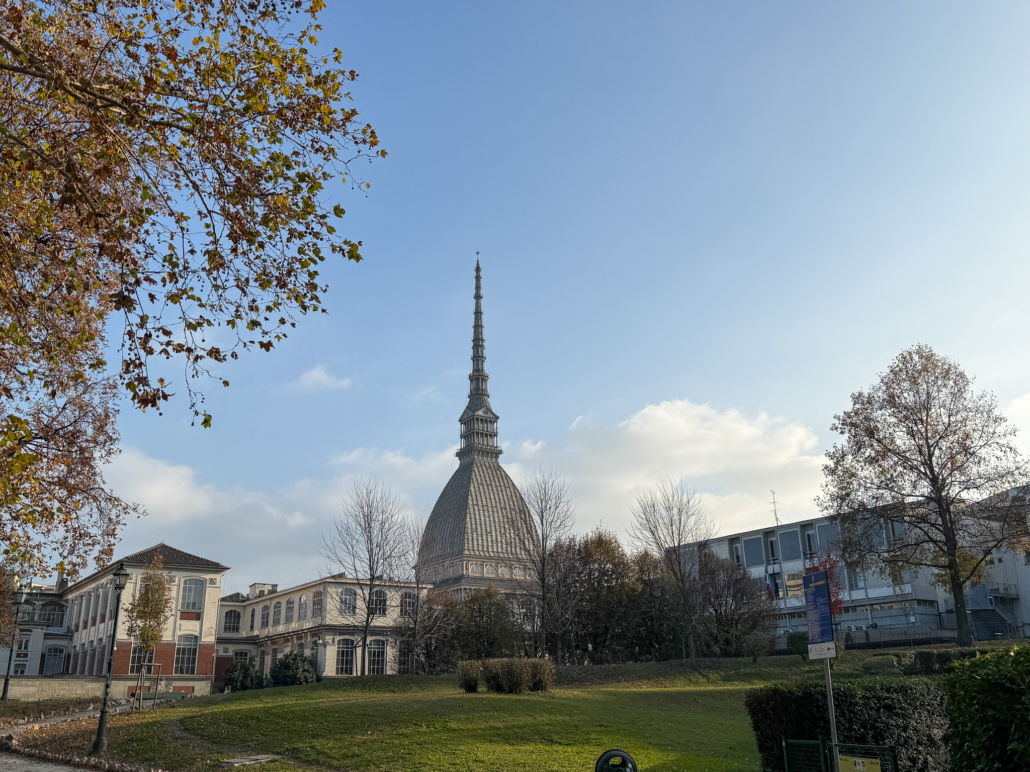 View of the Mole Antonelliana in Turin, Italy