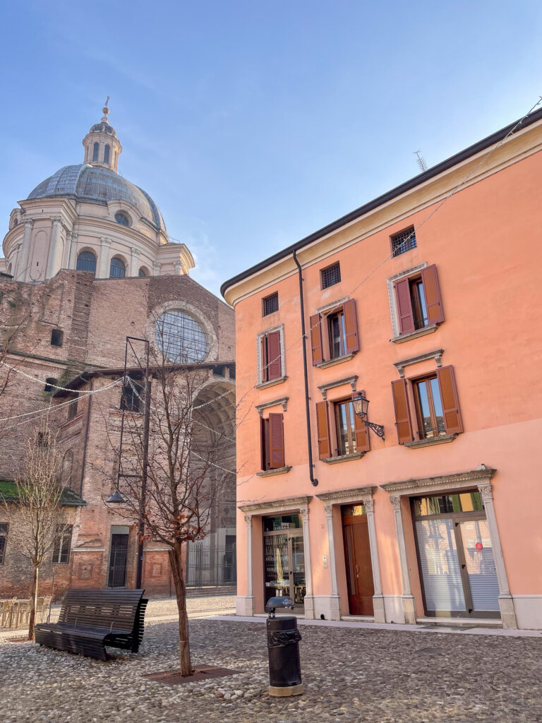 City center of Mantua, Italy