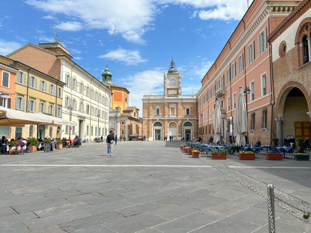 Piazza in Ravenna, Italy