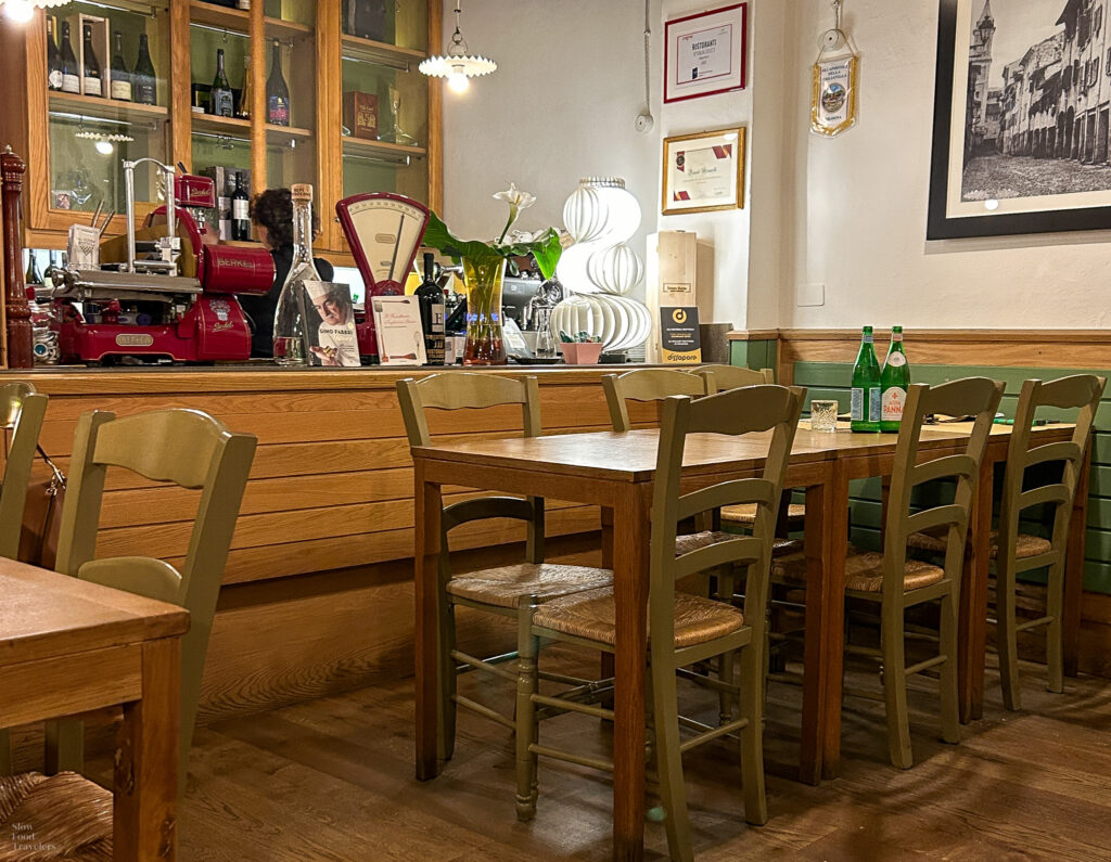 Dinner at All'Osteria Bottega in Bologna, Italy