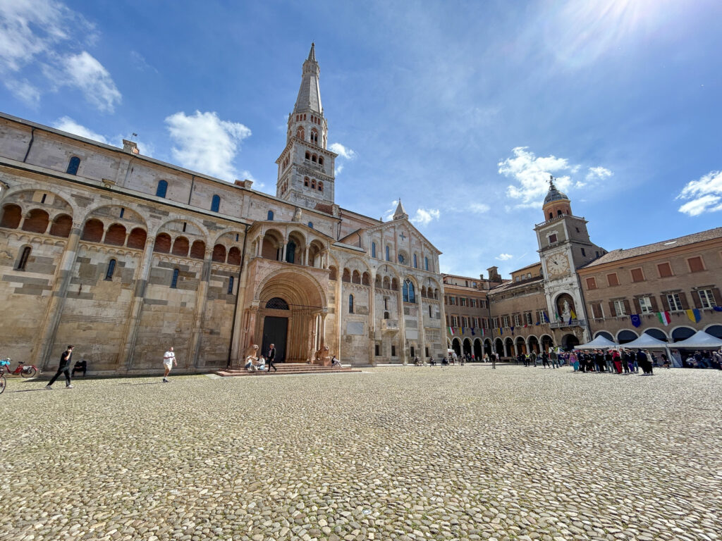 Main Piazza in Modena, Italy